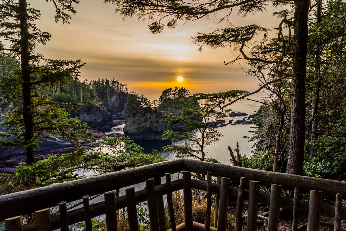 cape flattery in washington state, olympic national park