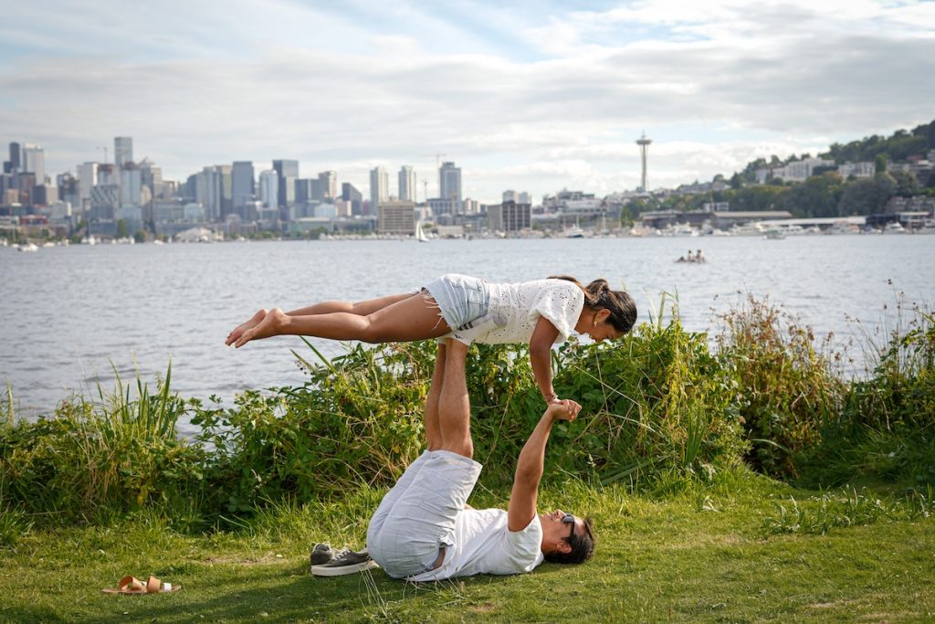 gas works park yoga in seattle