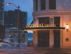 Exterior to The Capital Grille in Seattle