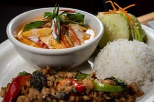Thai curry from Cashew Thai Cuisine in Seattle