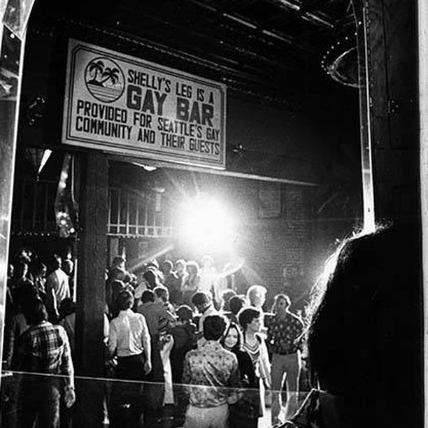 a historic photo of one of seattle's oldest gay bars