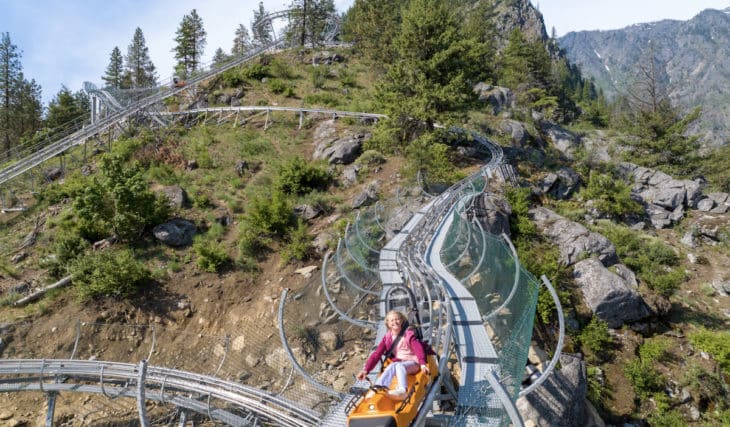 Washington’s First Alpine Coaster Just Opened At Leavenworth Adventure Park